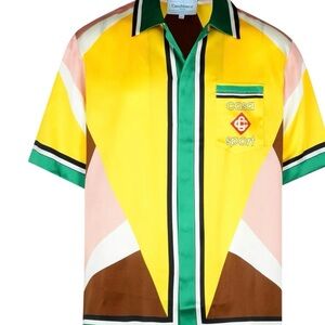 Casa Sport Vibrant Men's Button Down Shirt